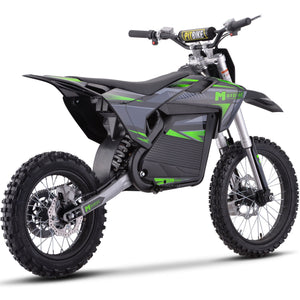 MotoTec 72v Pro Electric Dirt Bike 5000w Green color