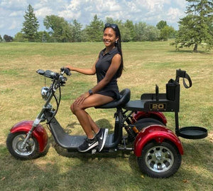 3-Wheel Rebel Golf Scooter - Extended Range